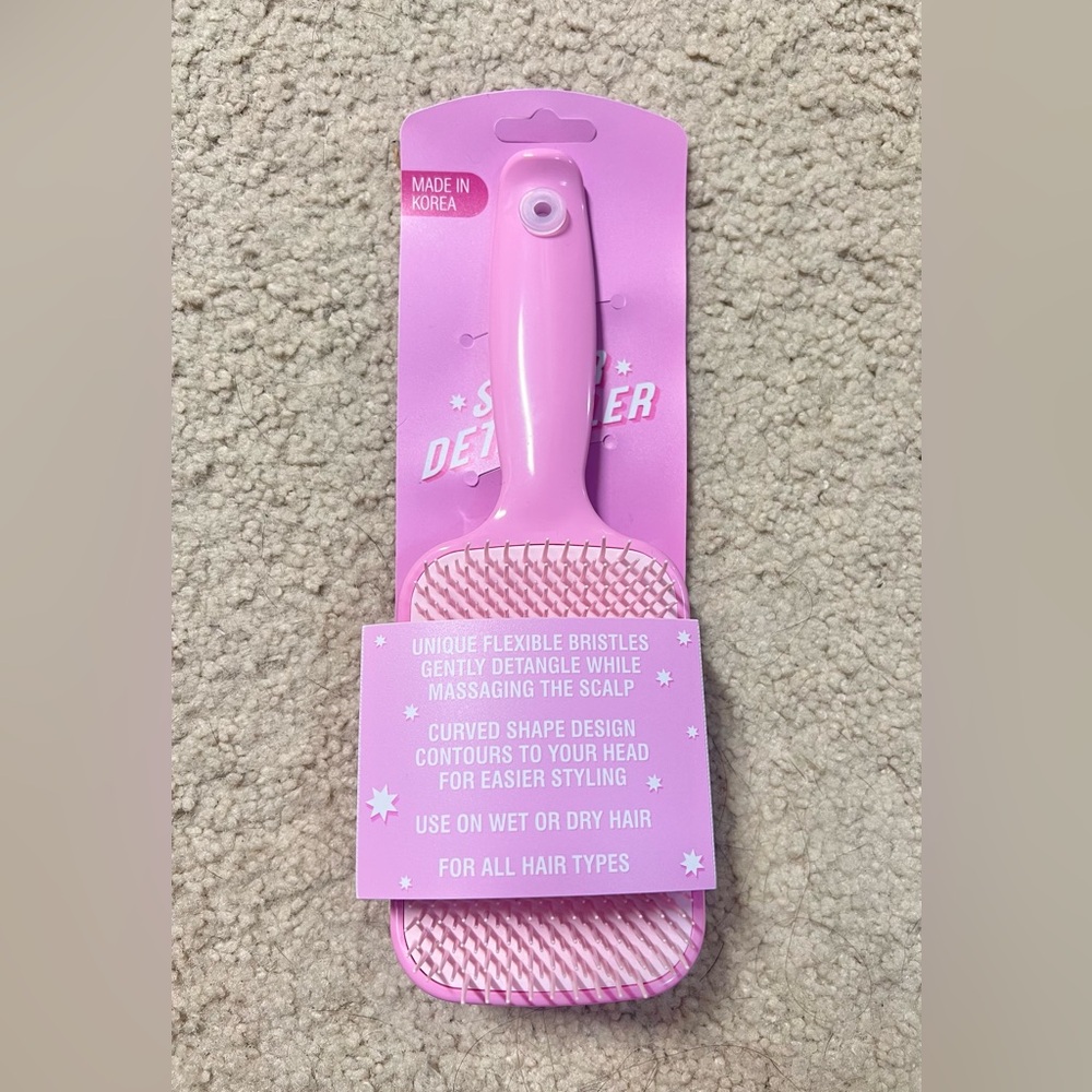 Pink Detangler Hair Brush